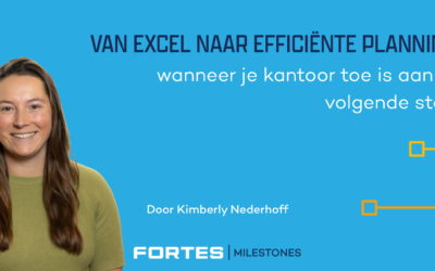 Van Excel naar efficiënte planning: wanneer je kantoor toe is aan de volgende stap